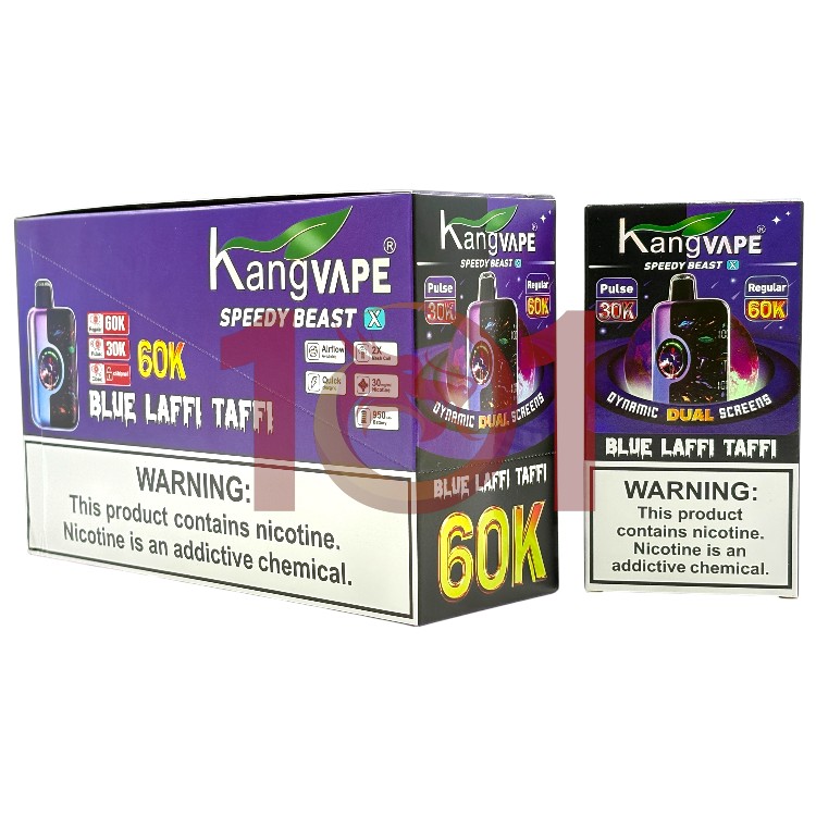 KANGVAPE SPEEDY BEAST 60000 5% - BLUE LAFFI TAFFI