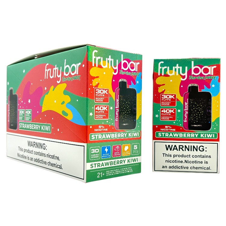 FRUTY BAR TURBO MAX 40000 5% - STRAWBERRY KIWI