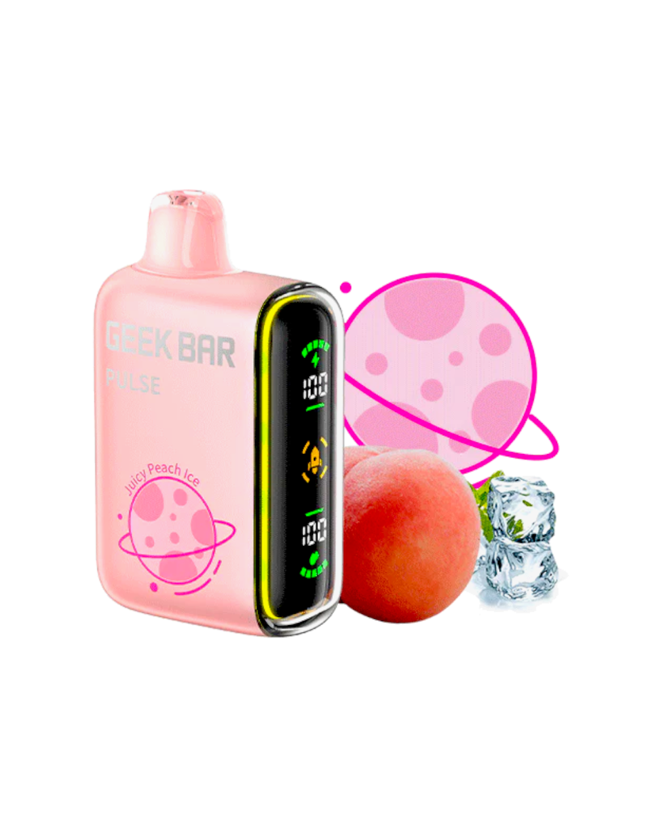 GEEK BAR PULSE 15000 5% - JUICY PEACH ICE