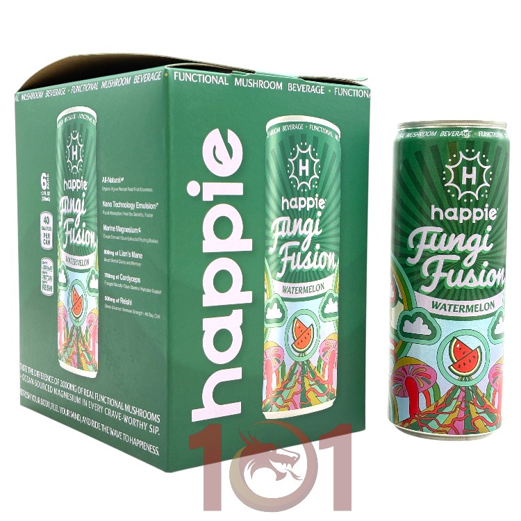 HAPPIE FUNGI FUSION 12OZ MUSHROOM DRINK - WATERMELON