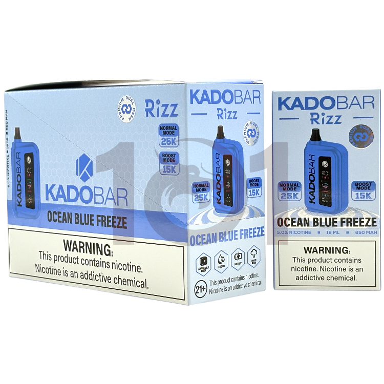 KADO BAR RIZZ 25000 5% - OCEAN BLUE FREEZE