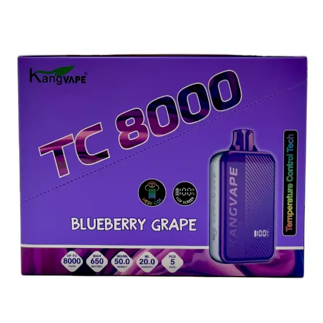 KANGVAPE TC8000 5% - BLUEBERRY GRAPE