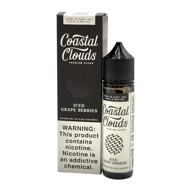 COASTAL CLOUDS ICE 6MG 60ML - GRAPE BERRIES ICED