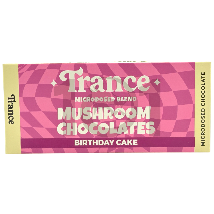 TRANCE - MUSHROOM - CHOCOLATE - MICRODOSED BLEND - 10GM/CT - 10CT/PK - BIRTHDAY CAKE