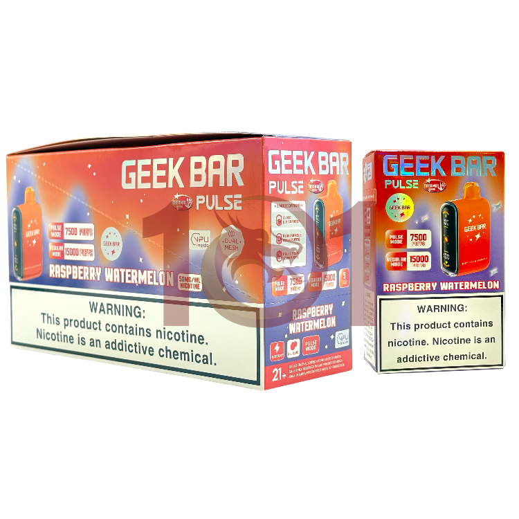 GEEK BAR PULSE 15000 5% - THERMAL RASPBERRY WATERMELON