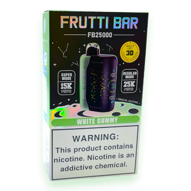 FRUTTI BAR FB25000 5% - WHITE GUMMY