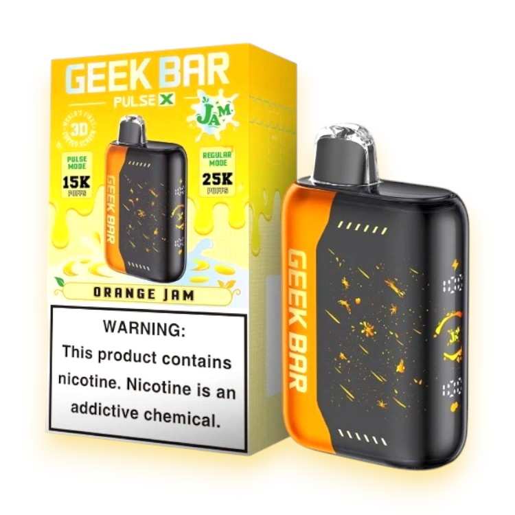 GEEK BAR PULSE X 25000 5% - ORANGE JAM