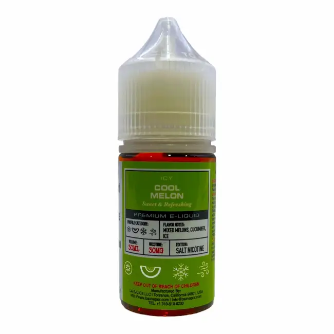 BASIX E-LIQUID SALT 30ML30MG - COOL MELON