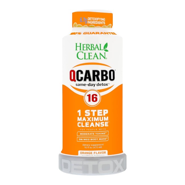 HERBAL CLEAN Q CARBO 16OZ - ORANGE