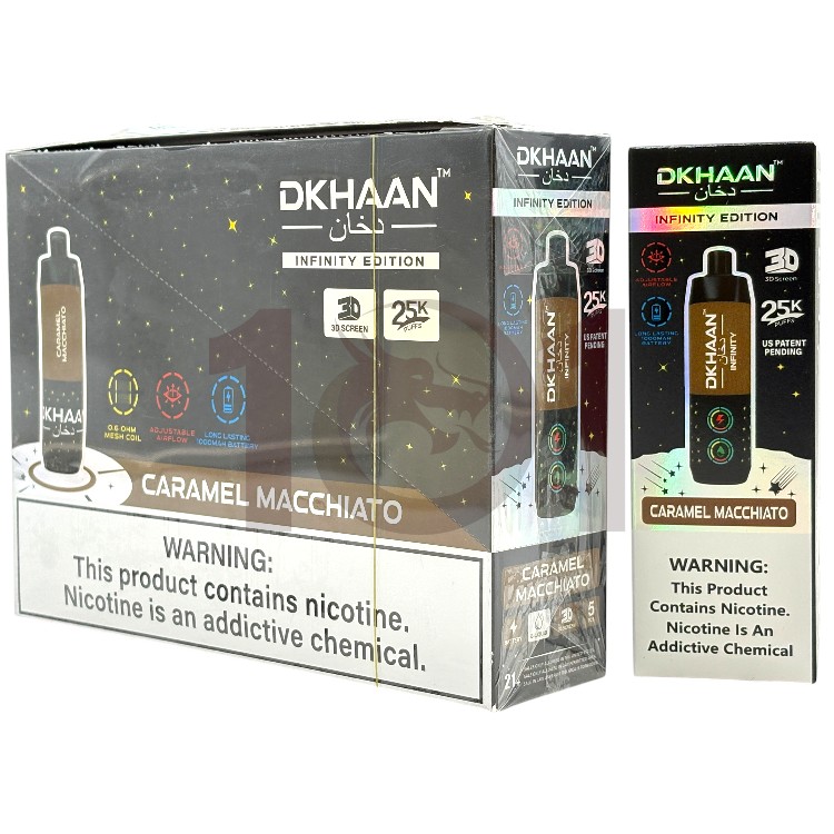 DKHAAN 25000 INFINITY EDITION 5% - CARAMEL MACCHIATO