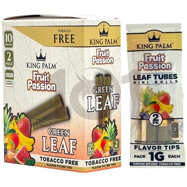 KING PALM GREEN LEAF CONE 2CT PK - FRUIT PASSION