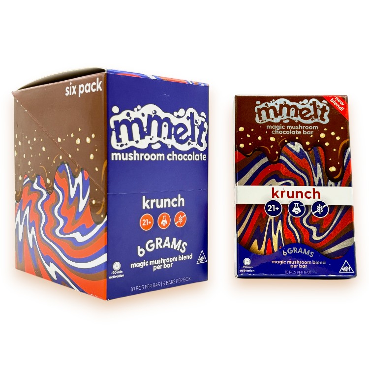 CALI MMELT MAGIC MUSHROOM CHOCOLATE 6GM 10CT PK - KRUNCH