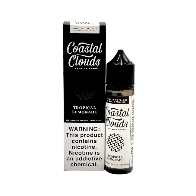 COASTAL CLOUDS 3MG 60ML - PAPAYA PUNCH (TROPICAL LEMONADE)