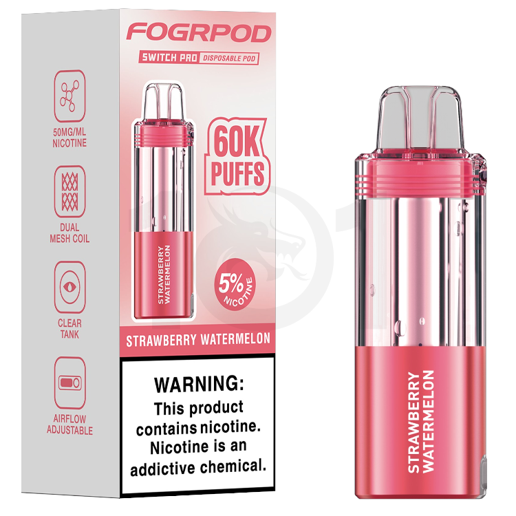 FOGRPOD 60000 SWITCH PRO POD 5% - STRAWBERRY WATERMELON