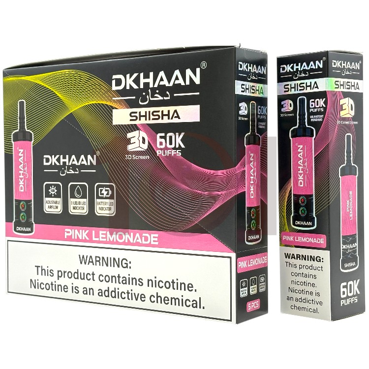 DKHAAN SHISHA 60000 0.5% - PINK LEMONADE