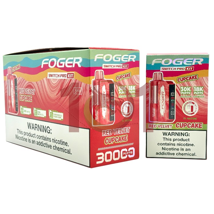 FOGER SWITCH PRO KIT 30000 5% - RED VELVET CUPCAKE