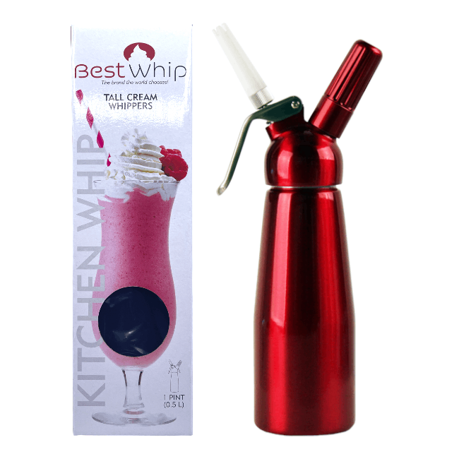 BEST WHIP TALL CREAM DISPENSER 0.5LT - RED