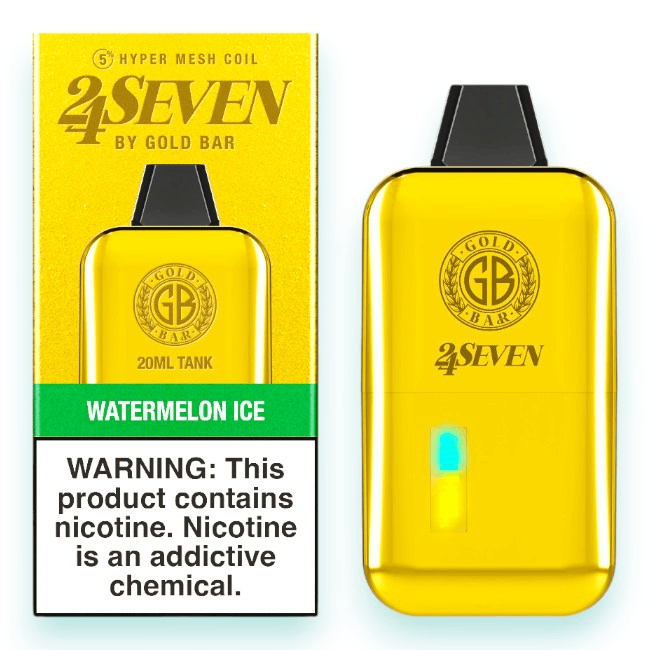 GOLD BAR 24SEVEN 24000 5% - WATERMELON ICE