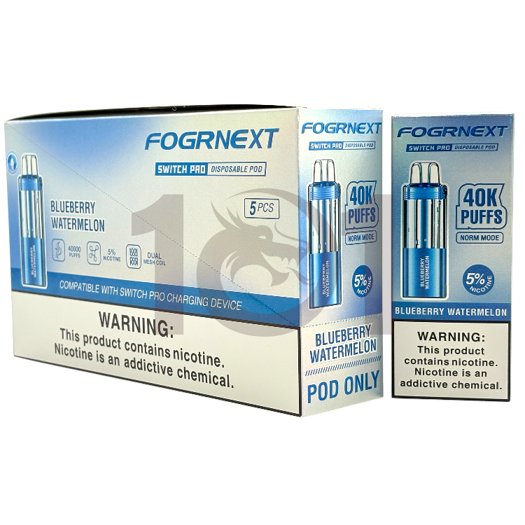 FOGRNEXT 40000 SWITCH PRO POD 5% - BLUEBERRY WATERMELON