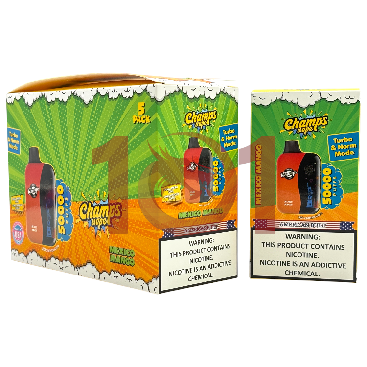 CHAMPS VAPE 50000 5% - MEXICO MANGO