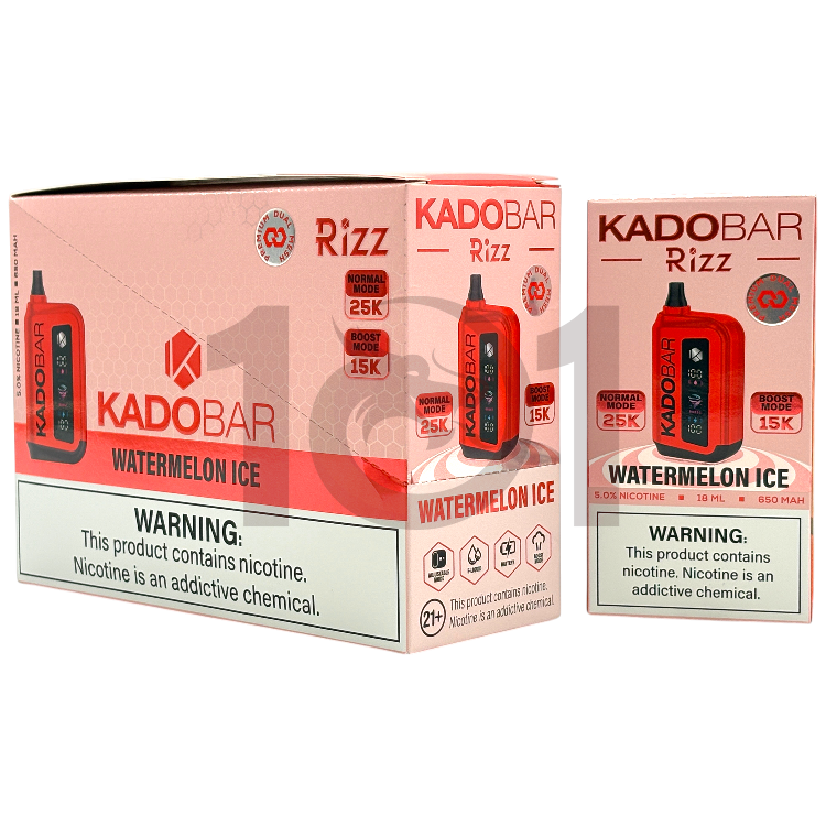 KADO BAR RIZZ 25000 5% - WATERMELON ICE