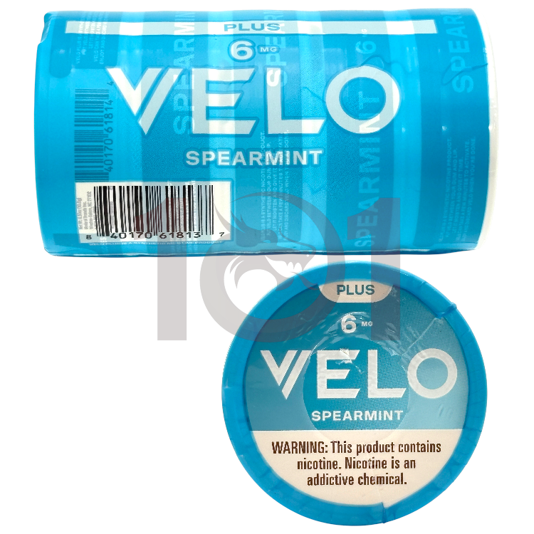 VELO PLUS NICOTINE POUCHES 20CT PK 6MG - SPEARMINT