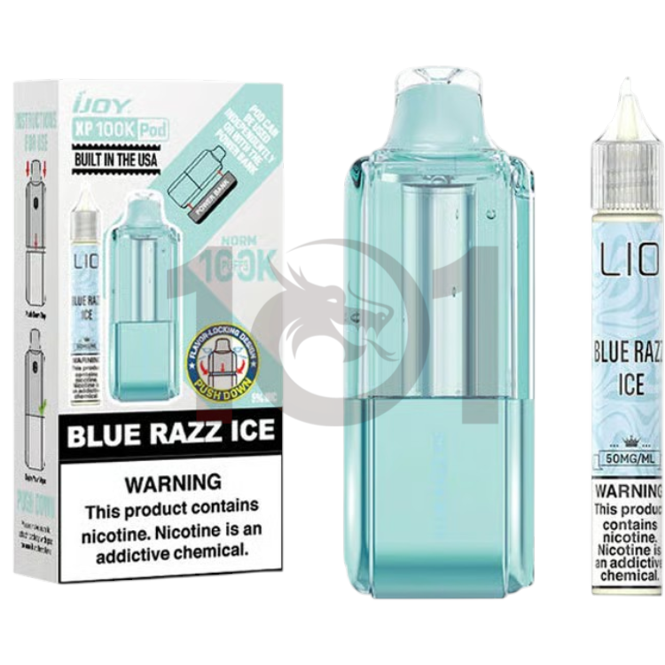 IJOY XP100K  (W/E-LIQUID BOTTLE) POD 5% - BLUE RAZZ ICE