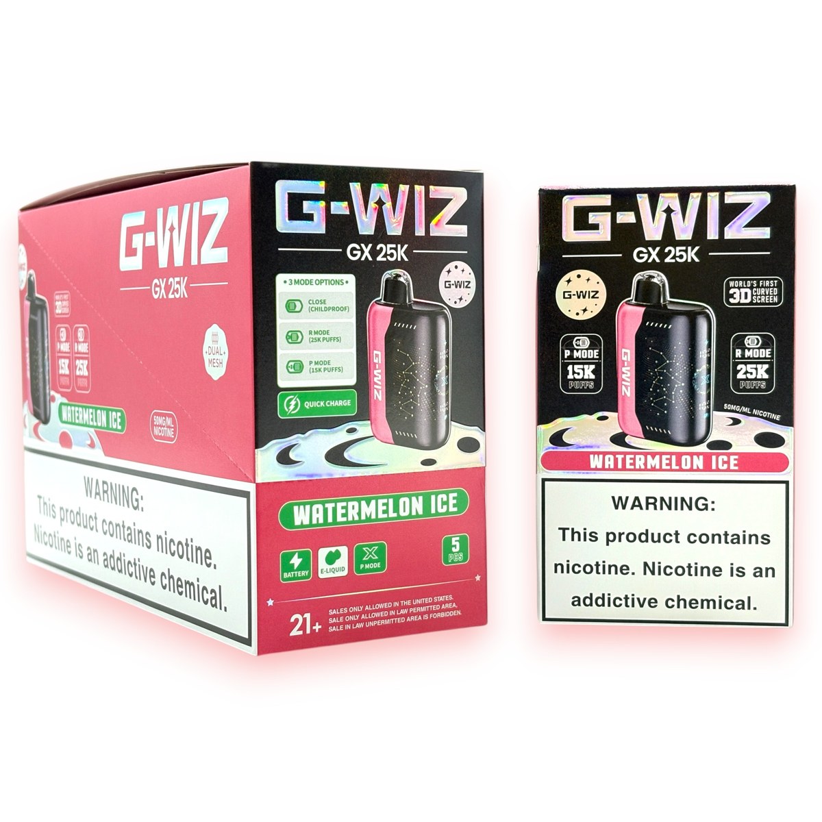 G-WIZ G25000 5% - WATERMELON ICE