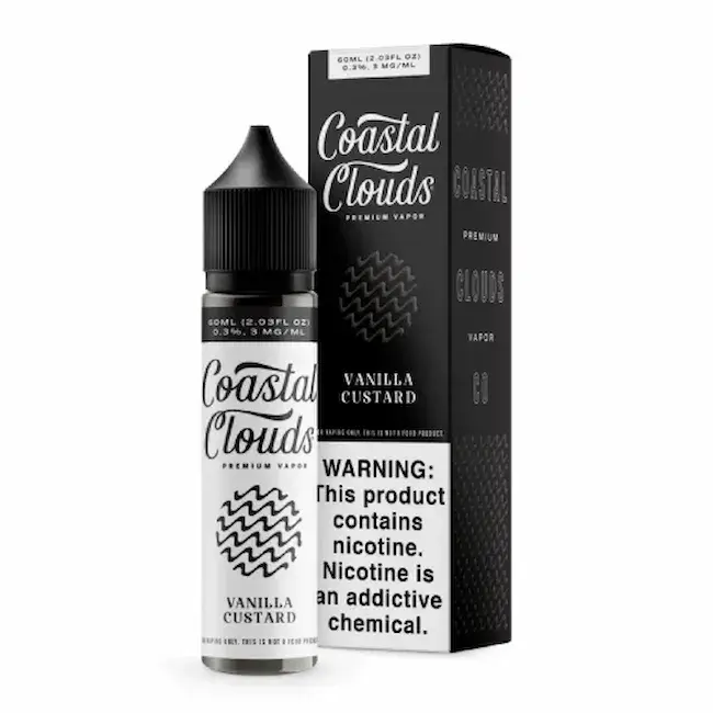 COASTAL CLOUDS TFN 3MG 60ML - VANILLA CUSTARD
