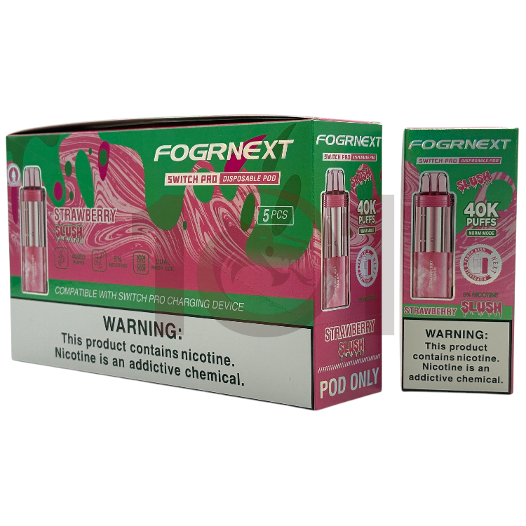FOGRNEXT 40000 SWITCH PRO POD 5% - STRAWBERRY SLUSH