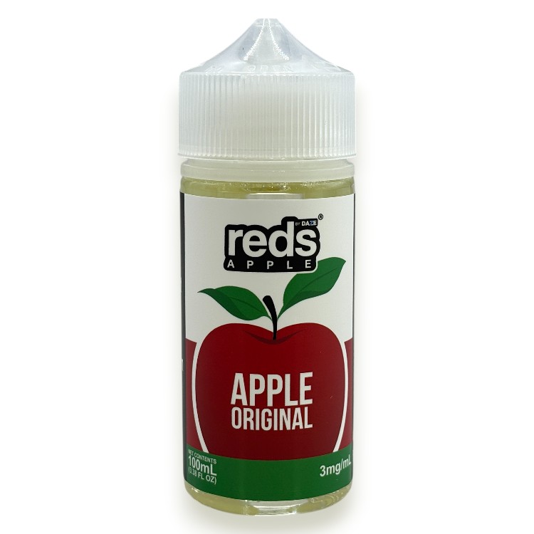 DAZE REDS APPLE E-LIQUID 3MG 100ML - APPLE ORIGINAL