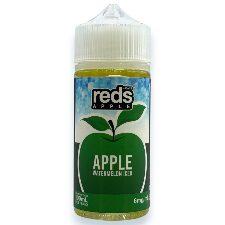 DAZE REDS APPLE ICE E-LIQUID 6MG 100ML - APPLE WATERMELON ICED