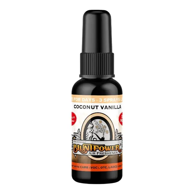 BLUNT POWER COCONUT VANILLA AIR FRESHENER 1.5 OZ SGL - BTL