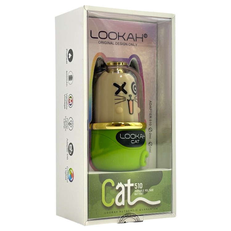 LOOKAH CAT 510 CARTRIDGE BATTERY 800MAH - GREEN