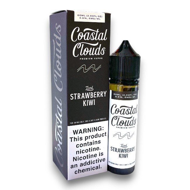 COASTAL CLOUDS ICE TFN 6MG 60ML - ICED STRAWBERRY KIWI