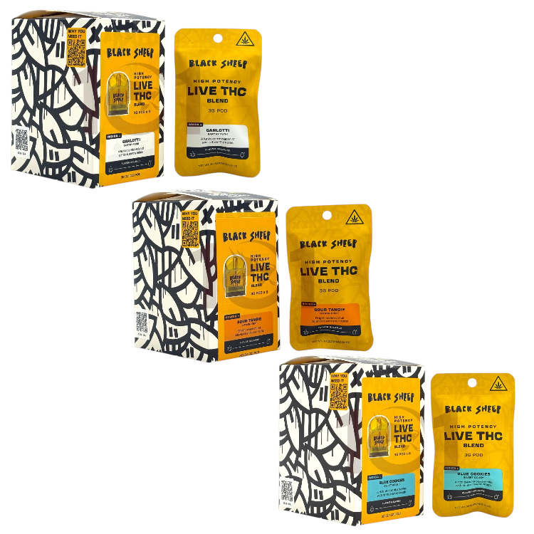 BLACK SHEEP LIVE THC BLEND POD 3GM