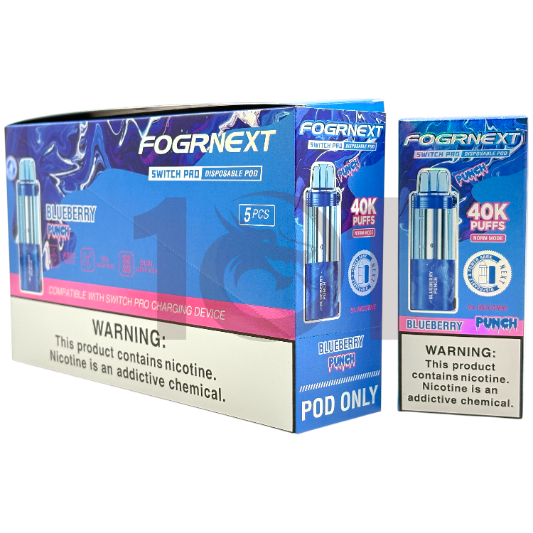 FOGRNEXT 40000 SWITCH PRO POD 5% - BLUEBERRY PUNCH