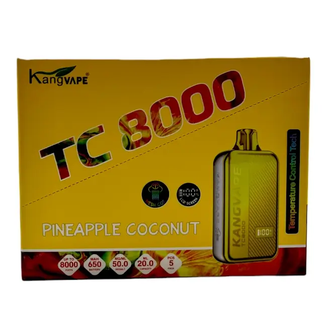 KANGVAPE TC8000 5% - PINEAPPLE COCONUT