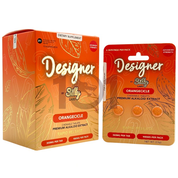 DESIGNER ALKALOID KRATOM EXTRACT TABLET 300MG 3CT PK - ORANGECICLE