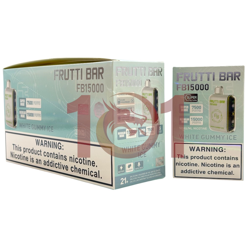 FRUTTI BAR FB15000 5% - WHITE GUMMY ICE