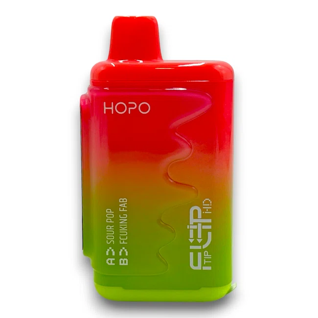 HOPO FLIP TIP 16000 DUAL FLAVORS 5% - SOUR POP/FCUKING FAB