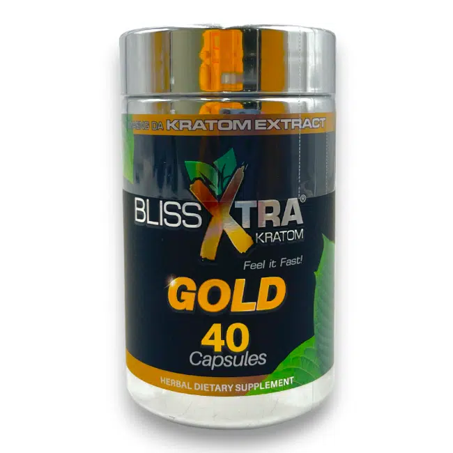 BLISS XTRA - KRATOM - CAPSULE - 40CT/JR - GOLD