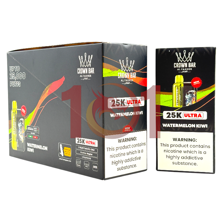 AL FAKHER CROWN BAR ULTRA 25000  0.5% - WATERMELON KIWI