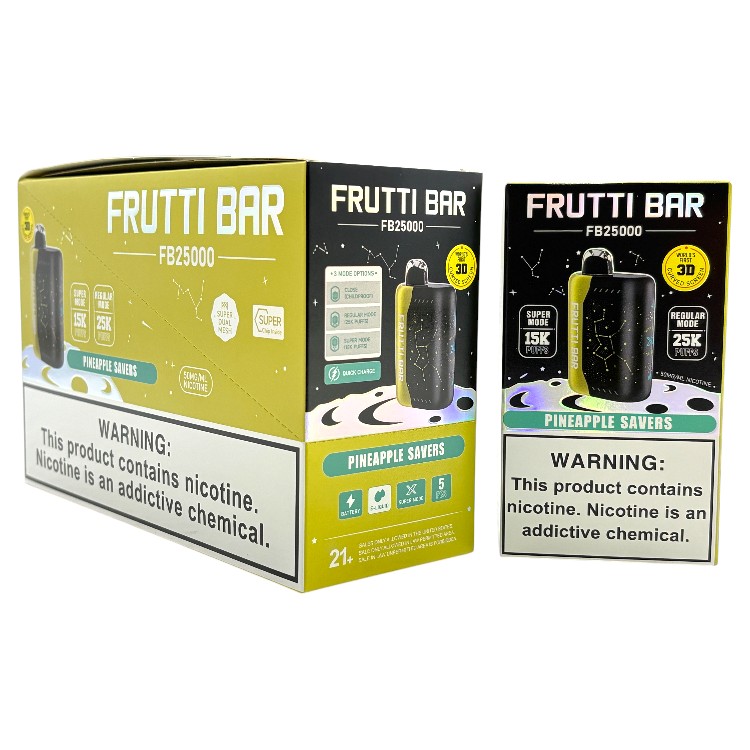 FRUTTI BAR FB25000 5% - PINEAPPLE SAVERS