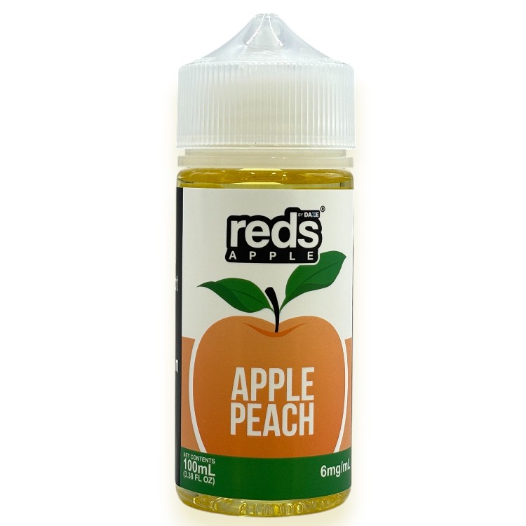 DAZE REDS APPLE E-LIQUID 6MG 100ML - APPLE PEACH