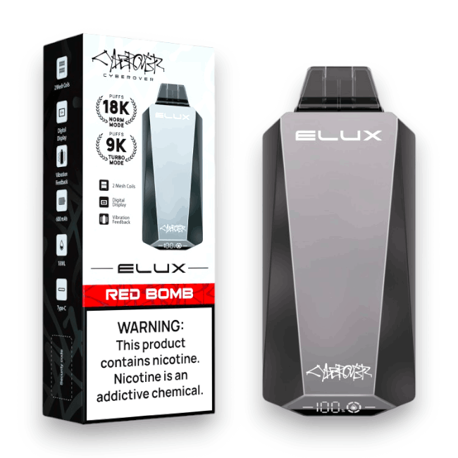 ELUX CYBEROVER 18000 5% - RED BOMB