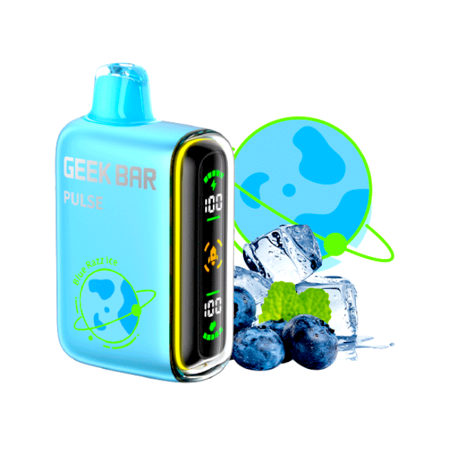 GEEK BAR PULSE 15000 5% - BLUE RAZZ ICE