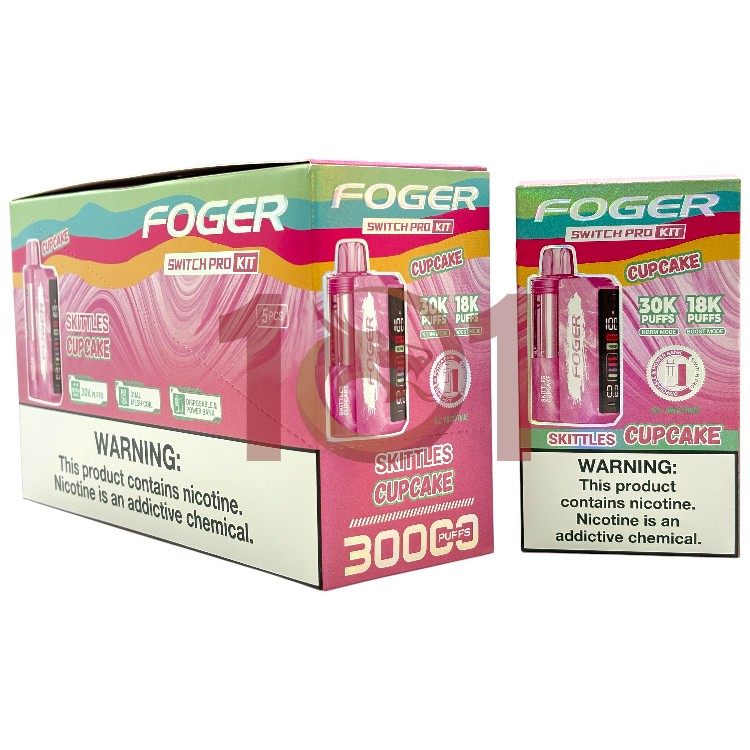 FOGER SWITCH PRO KIT 30000 5% - SKITTLES CUPCAKE