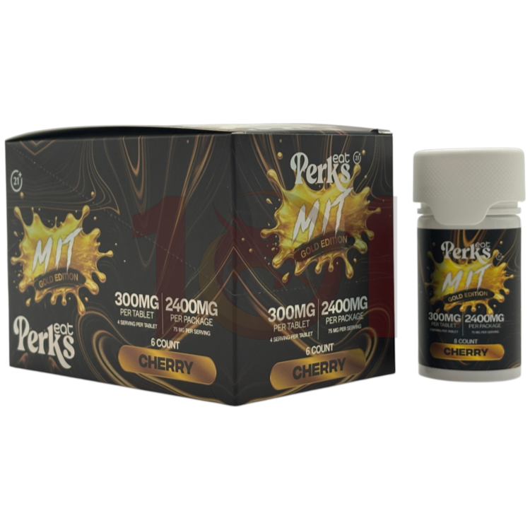 EAT PERKS MIT EXTRACT TABLET 300MG 8CT JAR - CHERRY
