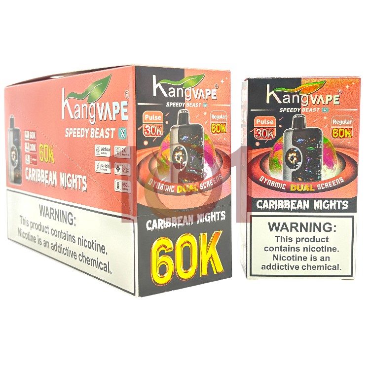 KANGVAPE SPEEDY BEAST 60000 5% - CARRIBEAN NIGHTS